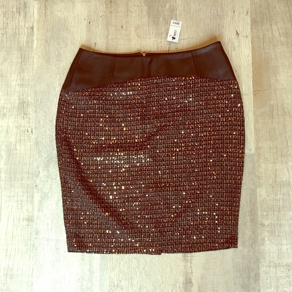 NWT The Limited Sequin Pencil Skirt - Picture 1 of 8